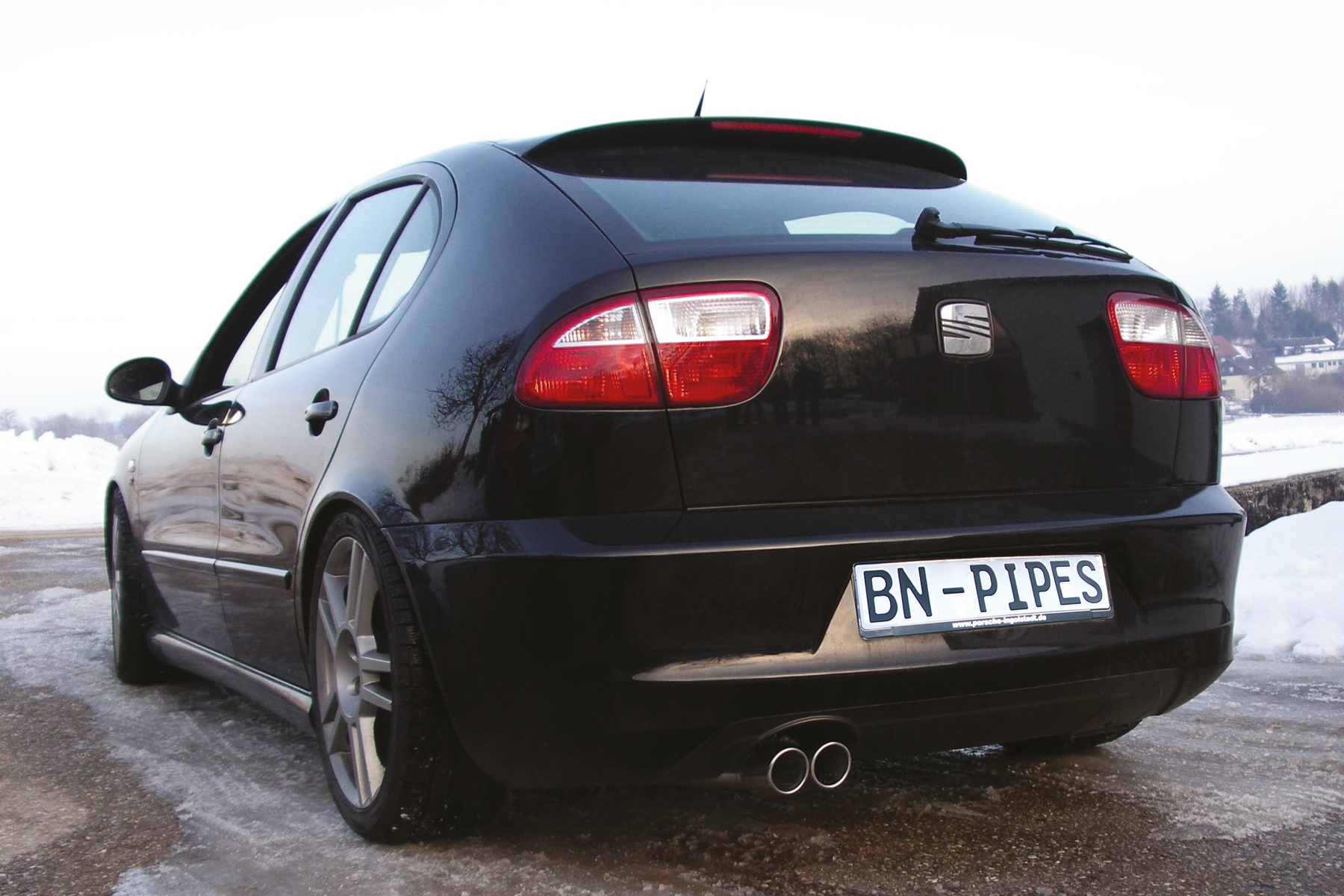BN Pipes Endschalldämpfer für Seat Leon Cupra R - Typ 1M