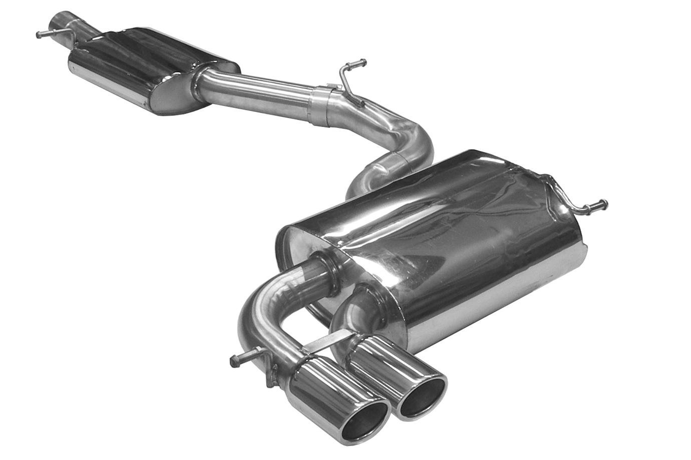 BN Pipes Sportauspuff für Audi S3 - Typ 8P