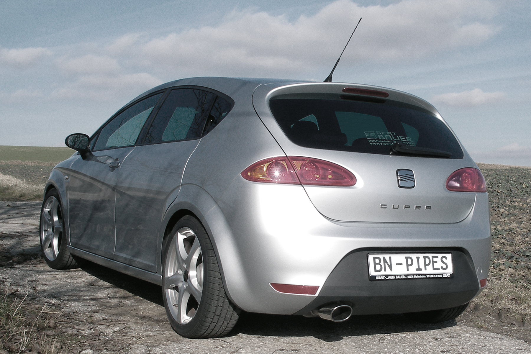 BN Pipes Endschalldämpfer für Seat Leon Cupra / FR - Typ 1P