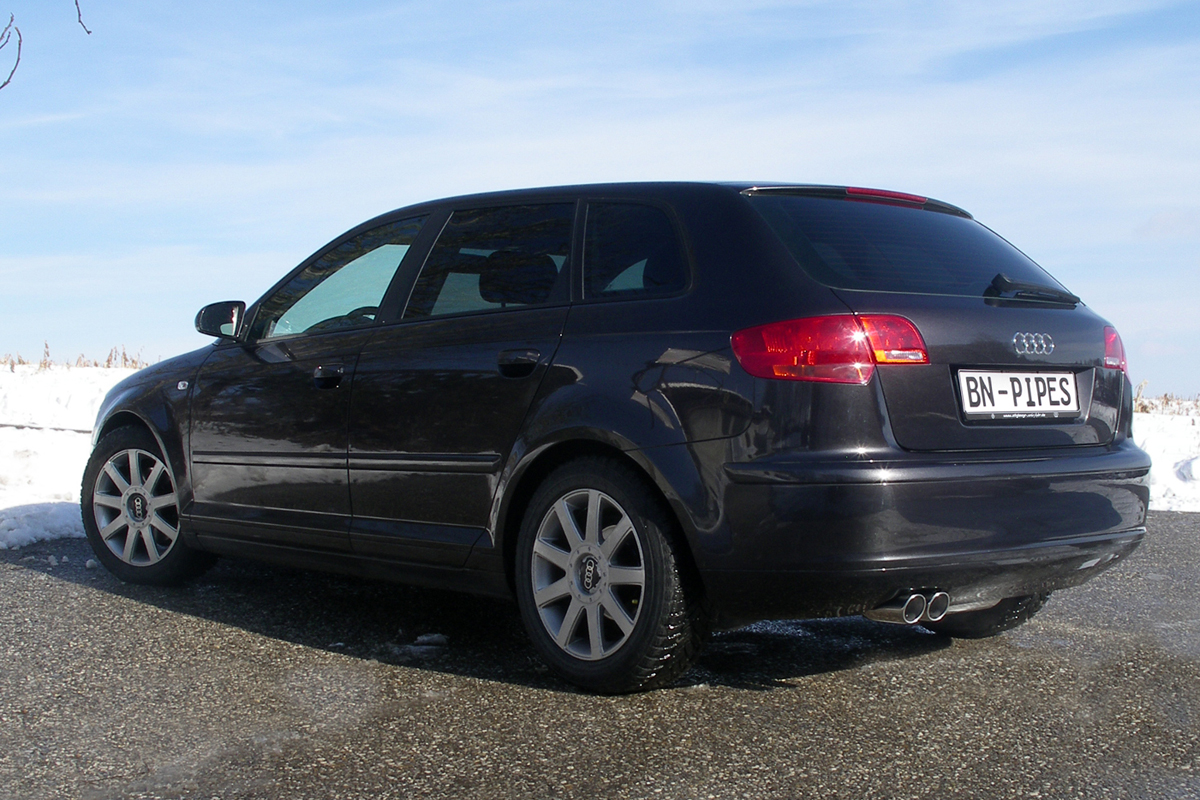 BN Pipes Sportauspuff für Audi A3 - Typ 8P