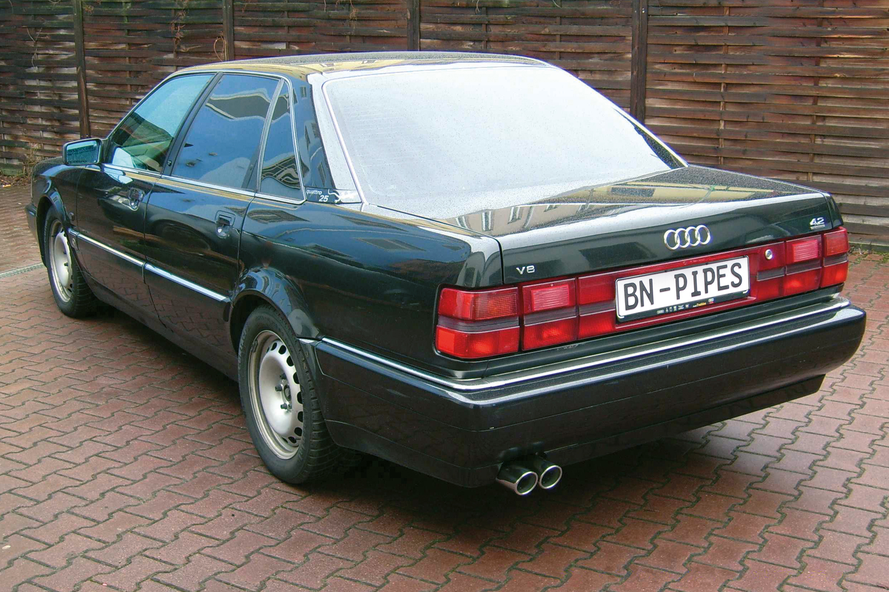 BN Pipes Sportauspuff für Audi V8 - Typ 4C (D11)