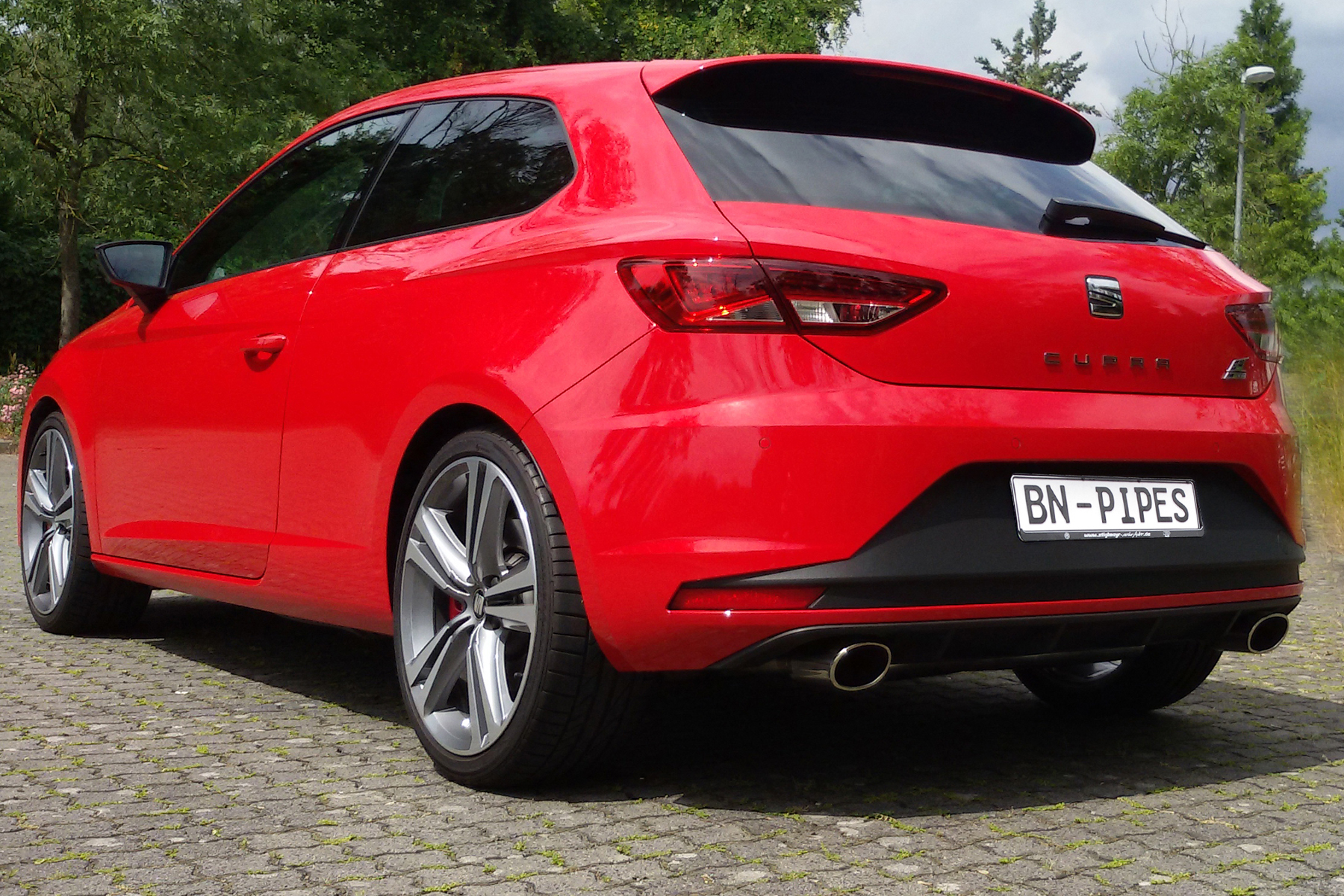 BN Pipes Sportauspuff für Seat Leon Cupra 280 - Typ 5F