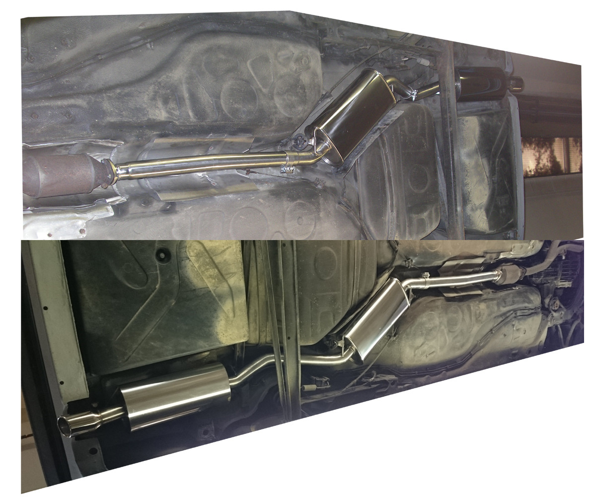 Sportauspuffanlage Audi 200 - Typ C3 (Frontantrieb)