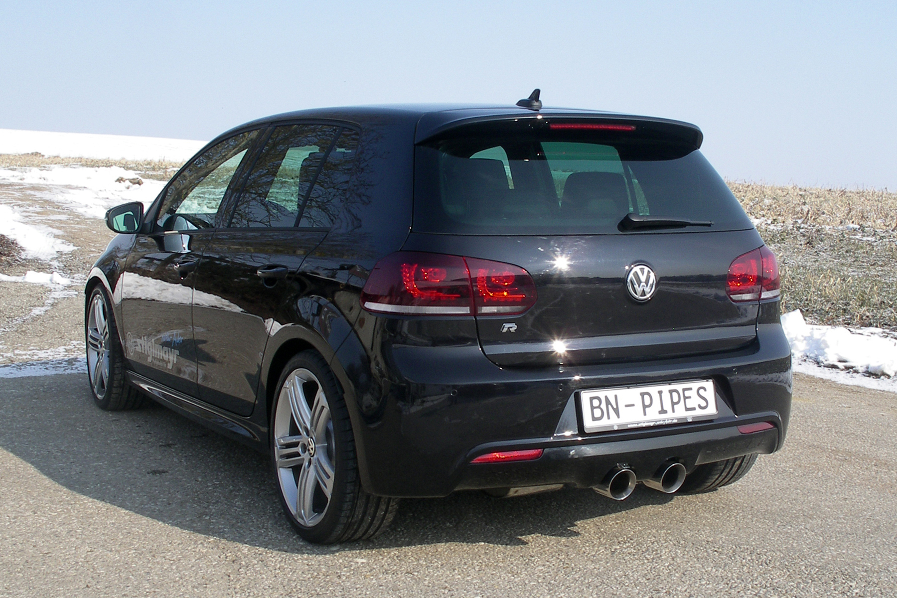 BN Pipes Endschalldämpfer für VW Golf 6 R - Typ 1K