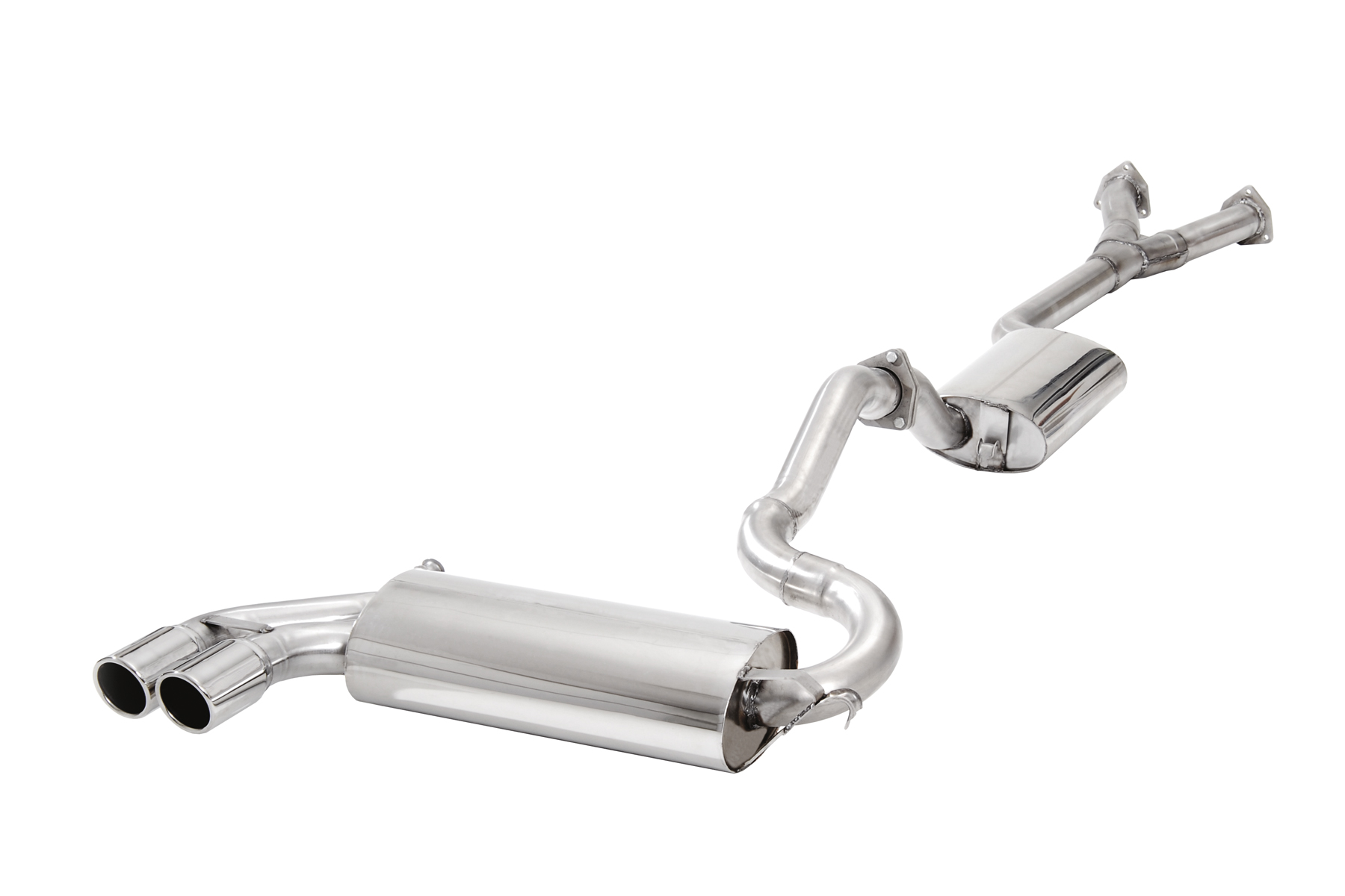 BN Pipes Sportauspuff für Audi S2 - Typ 3B / ABY