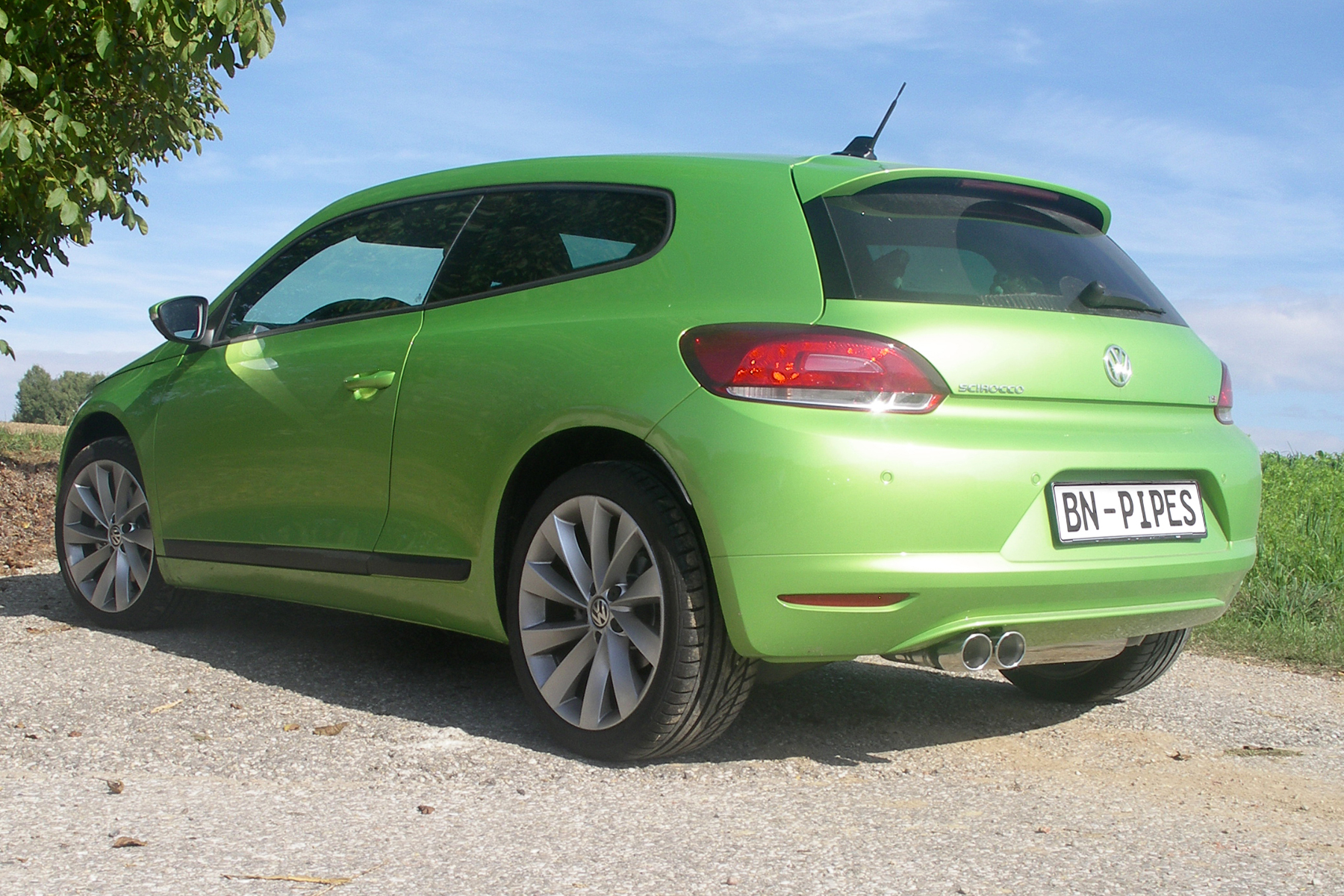 BN Pipes Sportauspuff für VW Scirocco - Typ 13