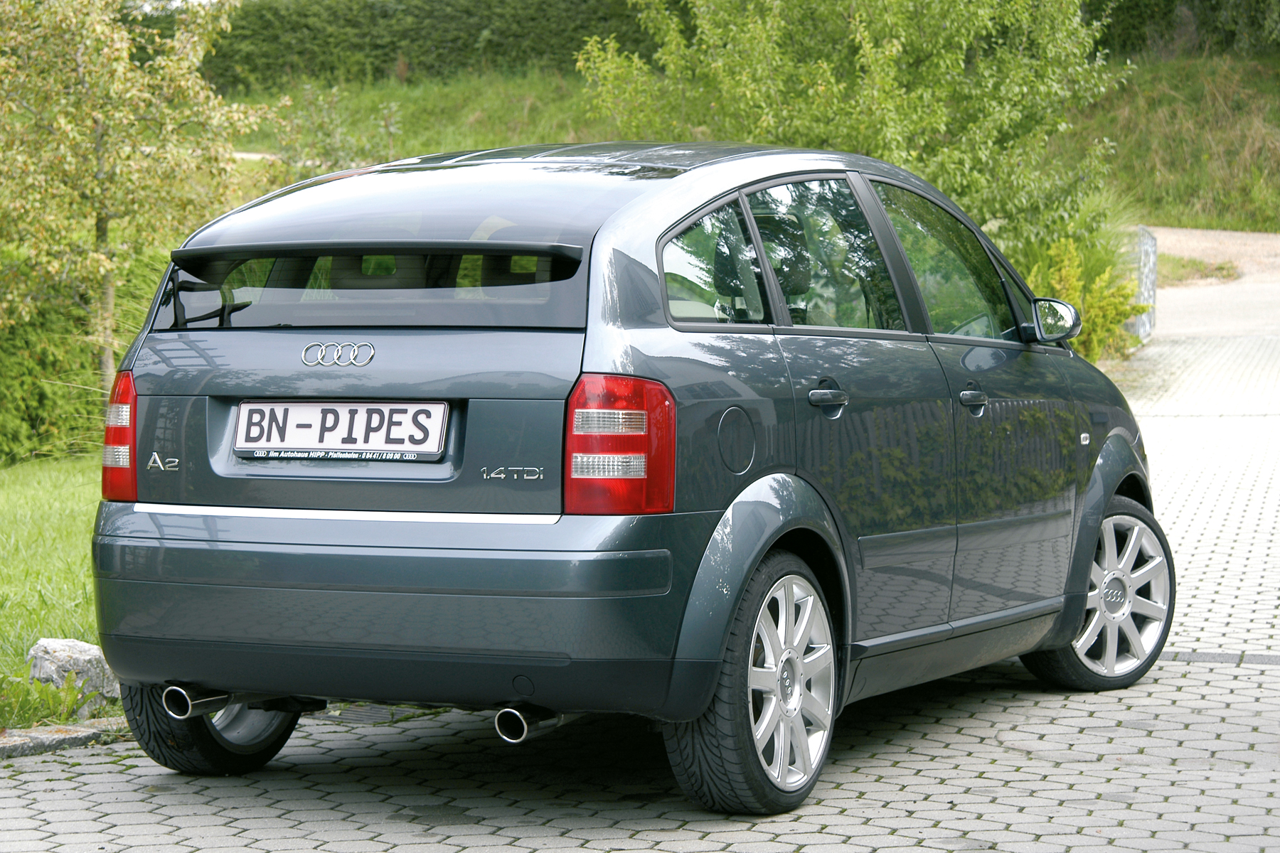 BN Pipes Endschalldämpfer für Audi A2 - Typ 8Z