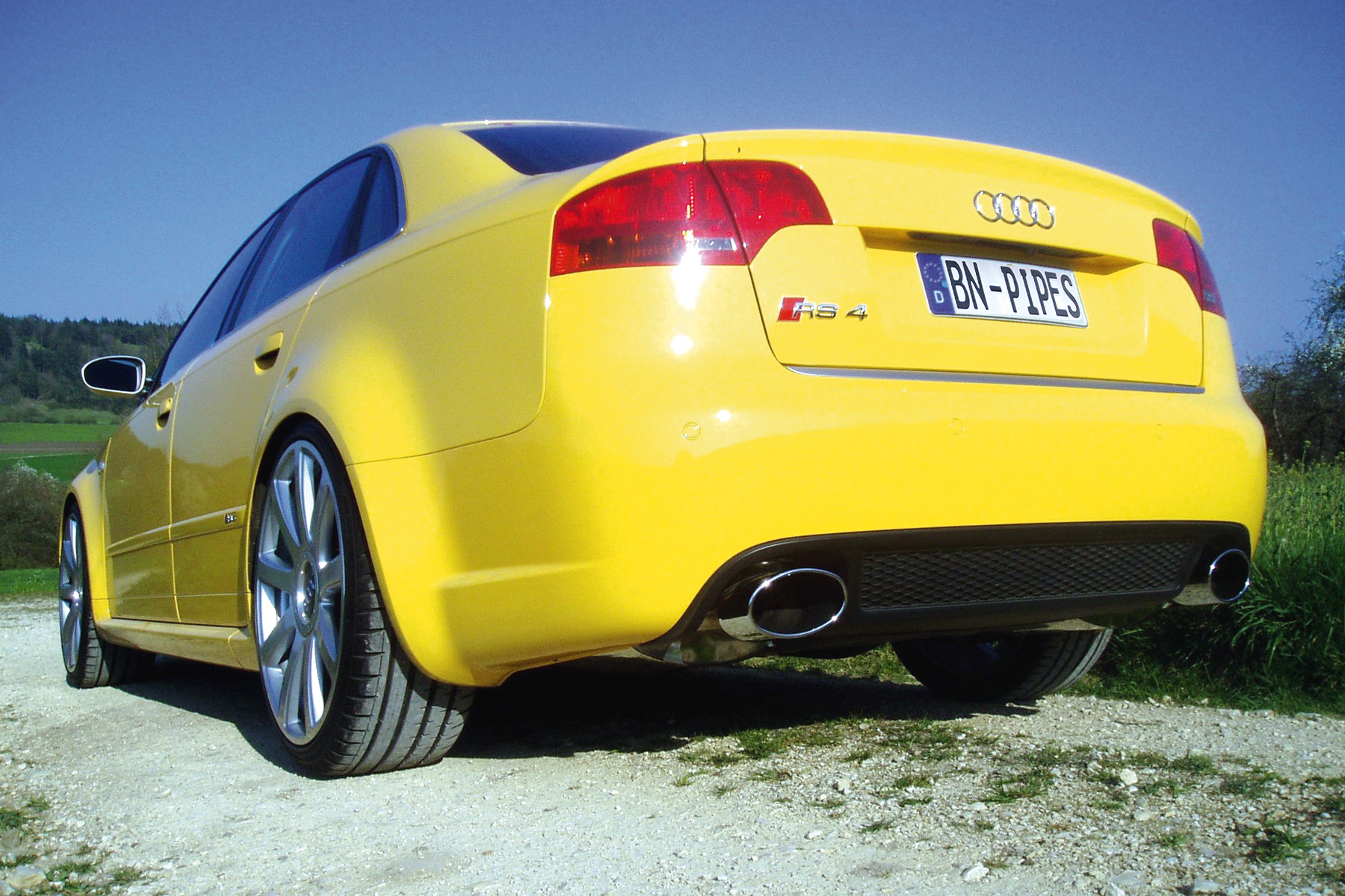 BN Pipes Endschalldämpfer für Audi RS4 - Typ B7