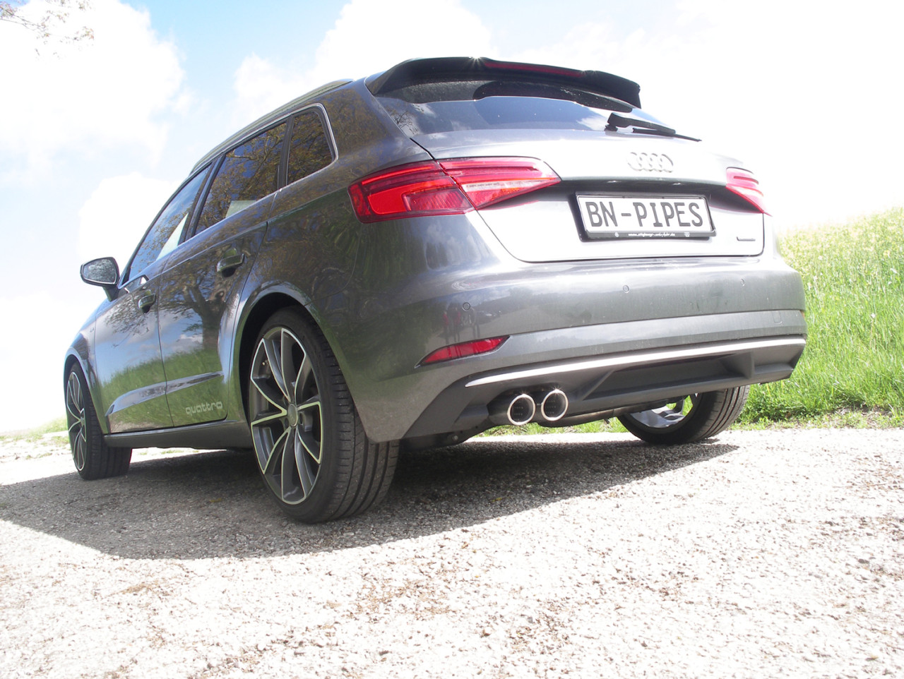 Sportauspuffanlage Audi A3 - Typ 8V (Quattro)