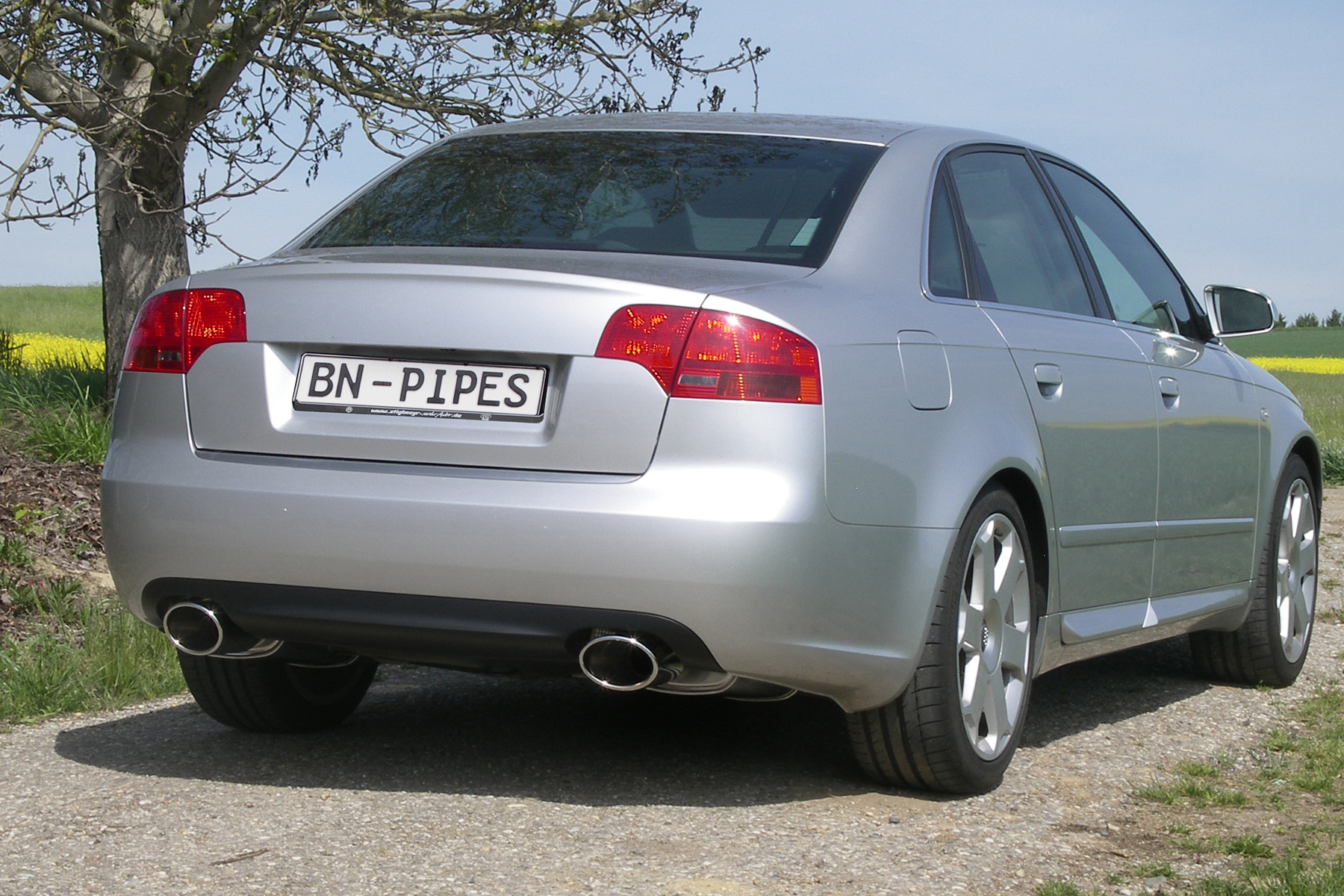 BN Pipes Endschalldämpfer für Audi A4 - Typ B6 / B7