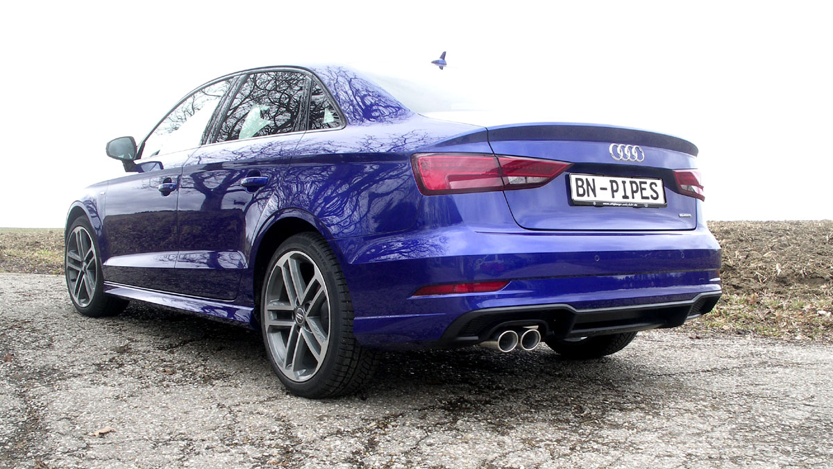 Sportauspuffanlage Audi A3 - Typ 8V (Quattro)