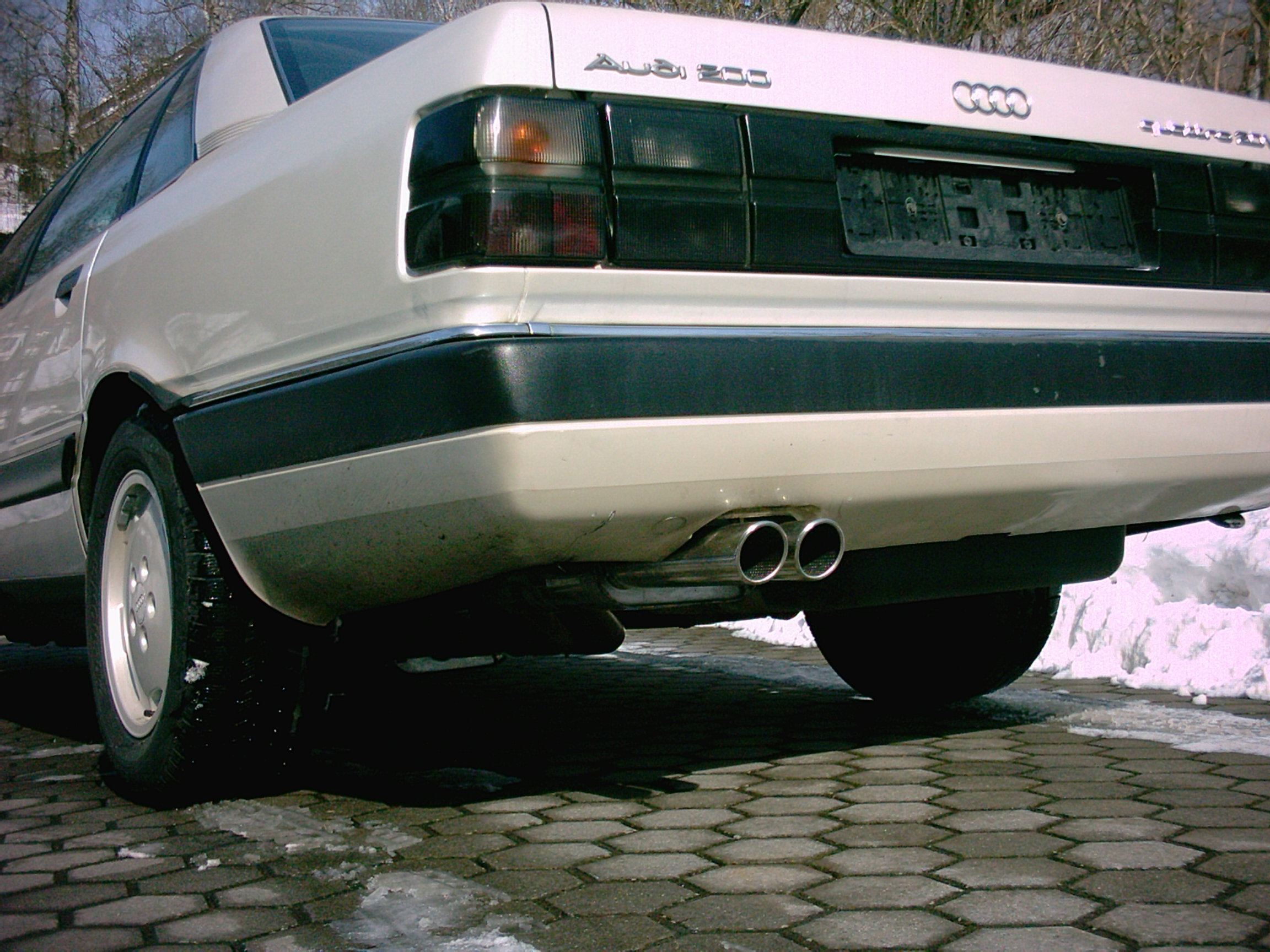 Sportauspuffanlage Audi 200 - Typ C3 Turbo