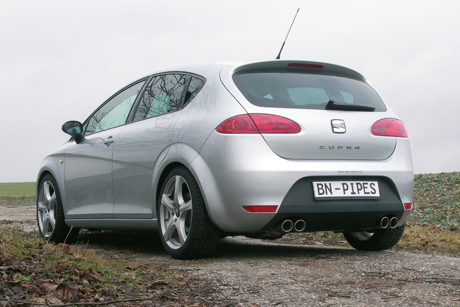 BN Pipes Endschalldämpfer für Seat Leon Cupra / FR - Typ 1P